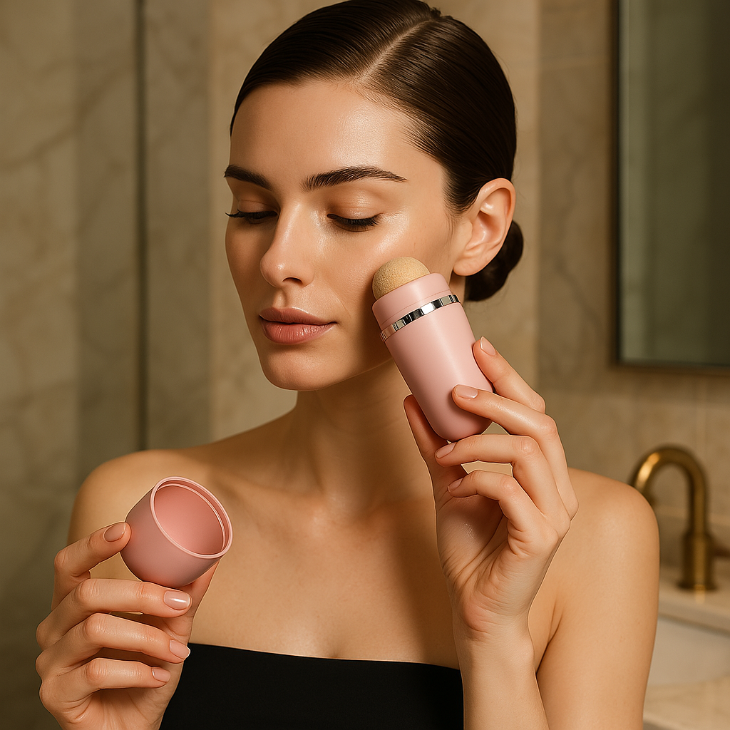 Face Oil Absorbent Volcanic Roller